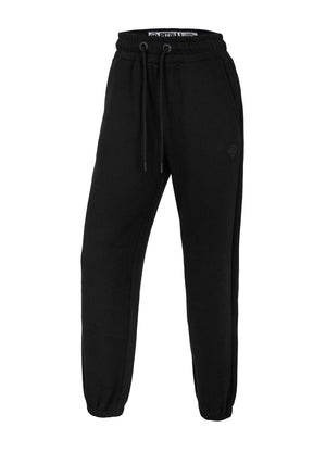 Damskie spodnie dresowe oversize NEW LOGO Czarne - Pitbull West Coast International Store 