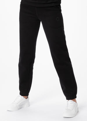 NEW LOGO Oversize Black Tack Pants - Pitbull West Coast International Store 