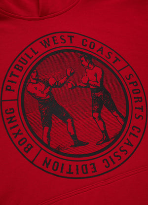 Hoodie VINTAGE BOXING Red - Pitbull West Coast International Store 