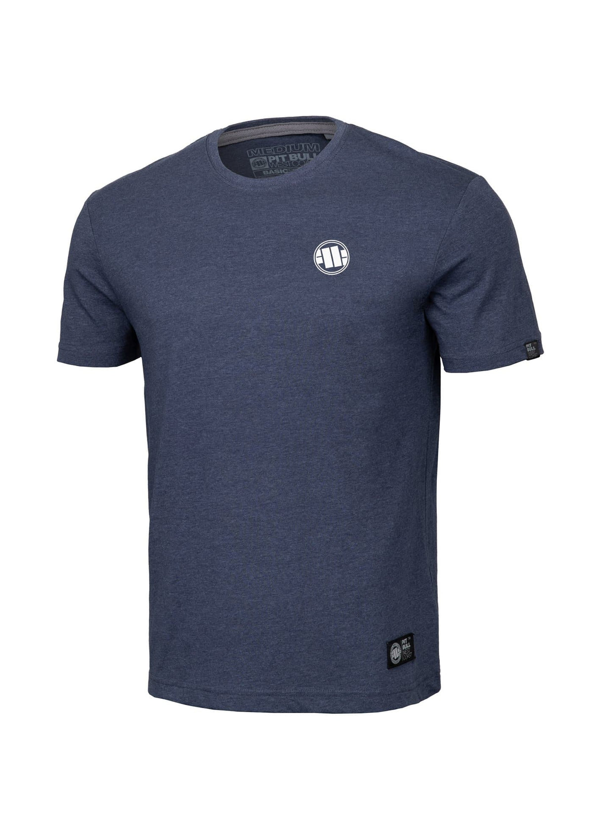 T-Shirt SMALL LOGO 21 Navy Melange - Pitbull West Coast International Store 