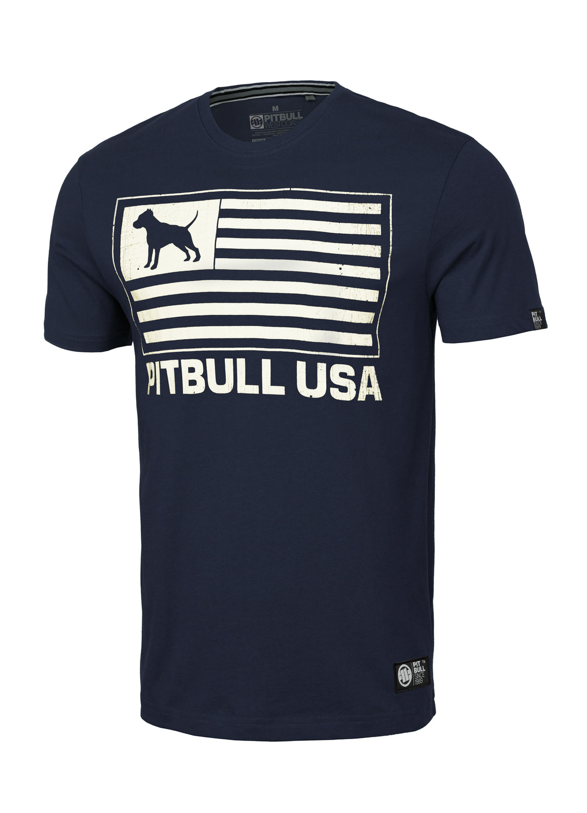 PITBULL USA Lightweight Dark Navy T-shirt - Pitbullstore.eu