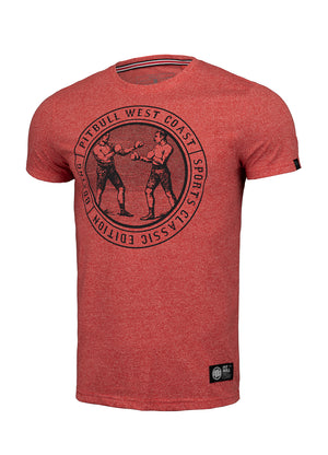 T-shirt VINTAGE BOXING Middleweight 190 Custom Fit Red MLG - Pitbull West Coast International Store 