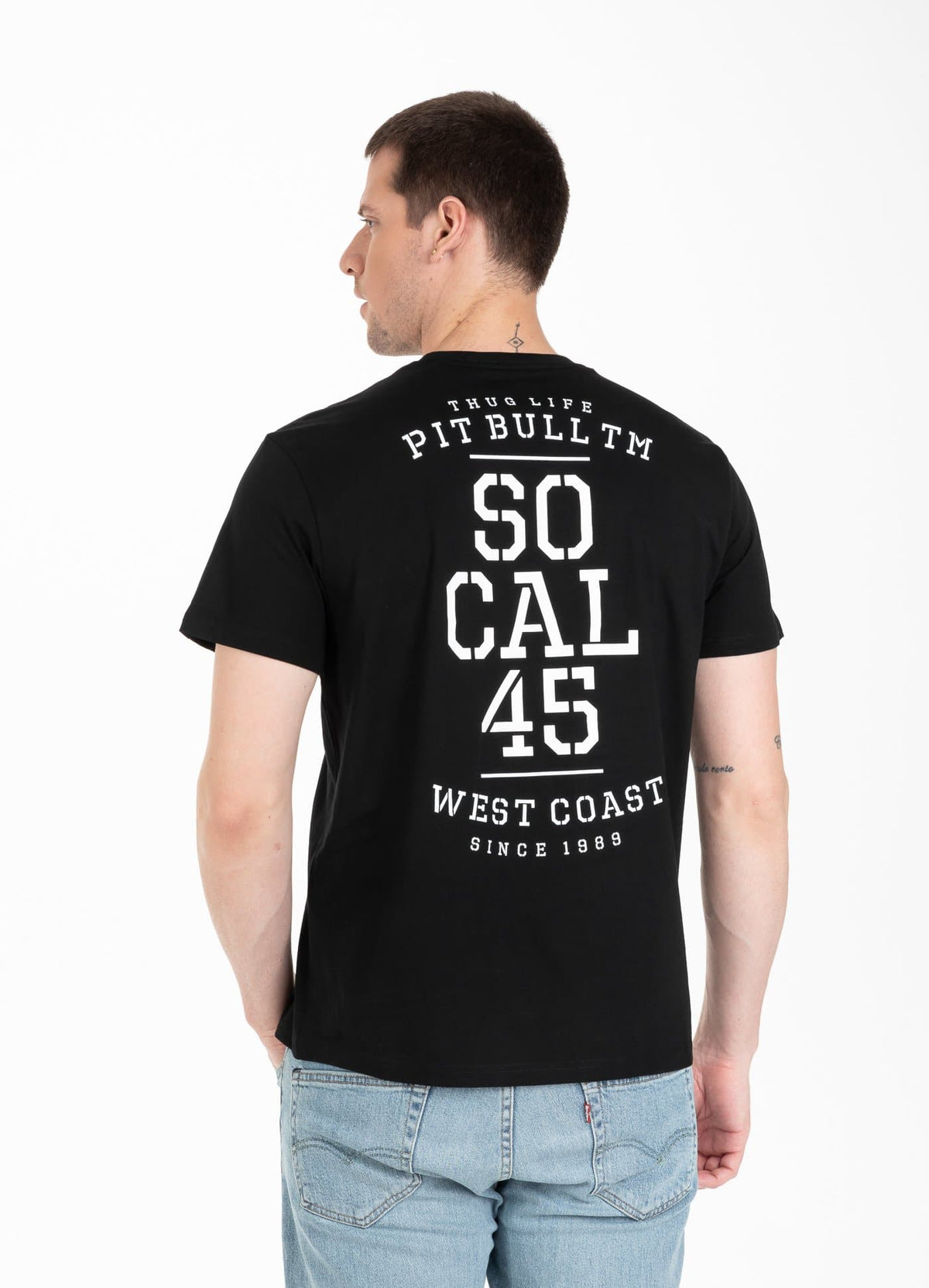 T-Shirt  SO CAL 45 Black - Pitbull West Coast International Store 