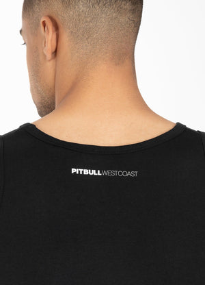 Tank Top Slim Fit Small Logo Black - Pitbull West Coast International Store 