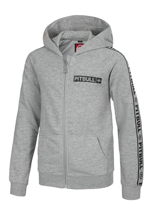 DANDRIDGE Kids grey zip hoodie - Pitbull West Coast International Store 