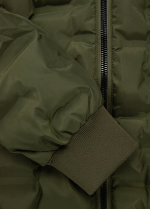 Quilted Hooded Jacket CARVER Olive - Pitbull West Coast International Store 