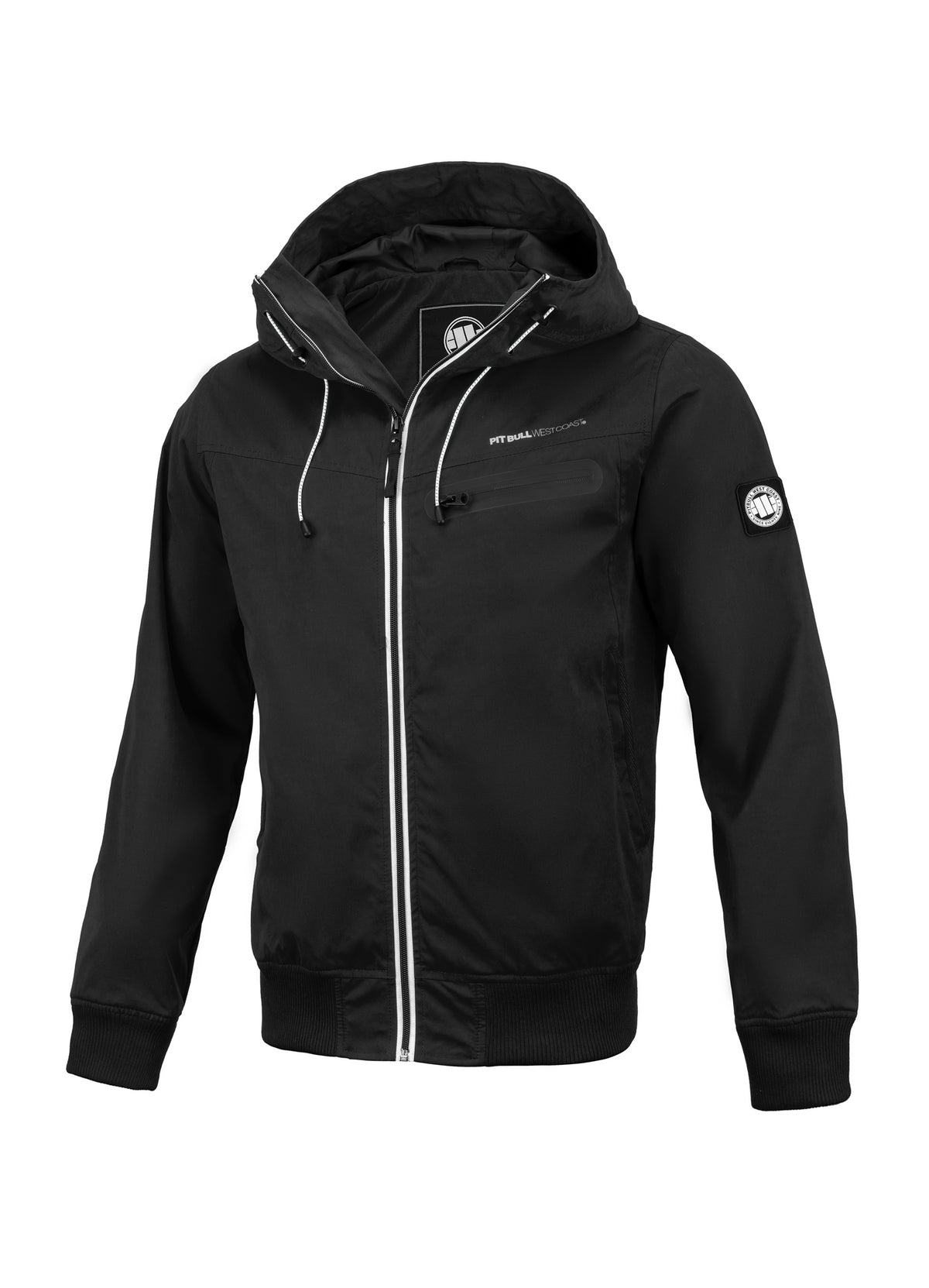 GROTON Hooded Jacket Black - Pitbull West Coast International Store 