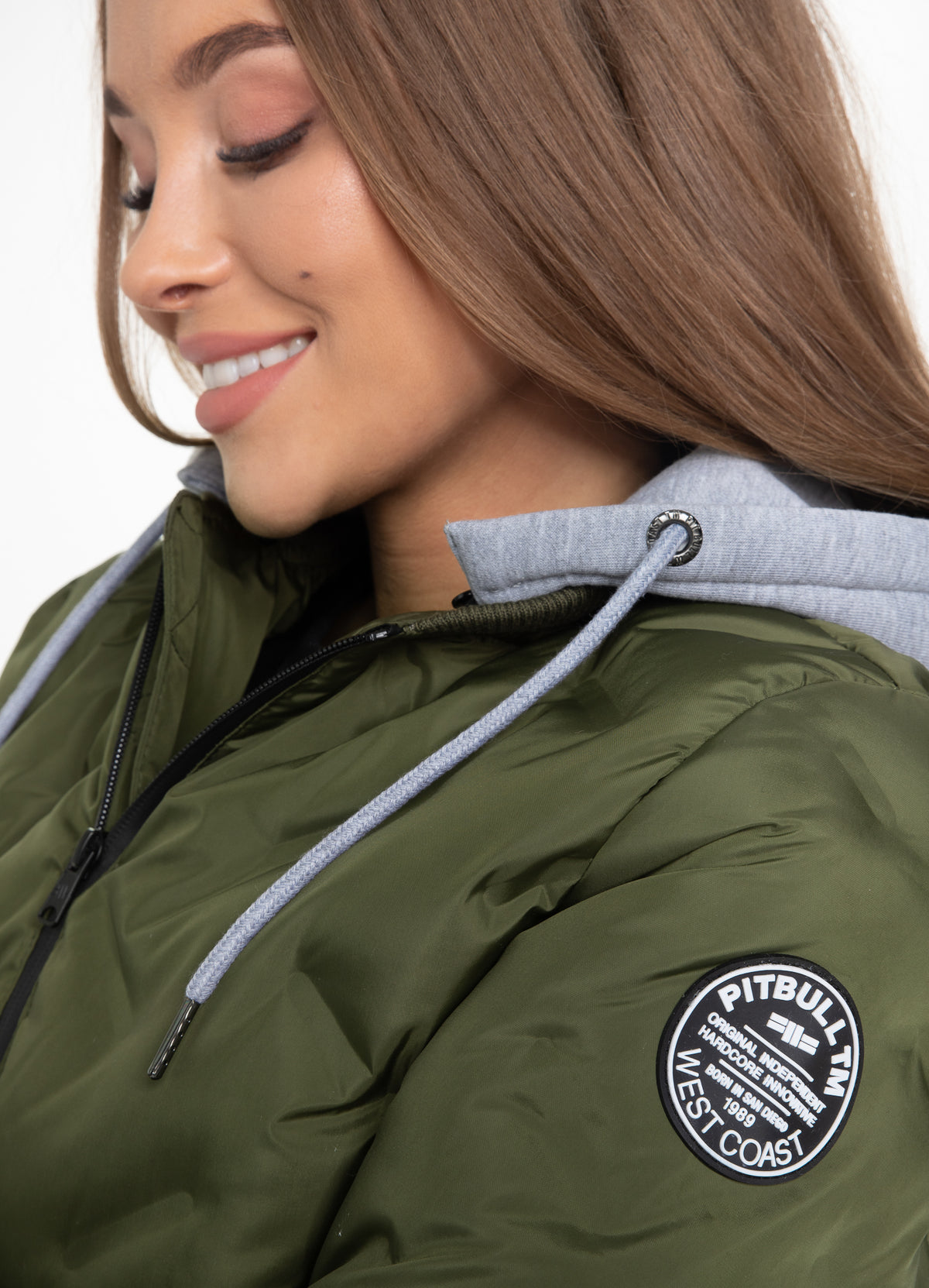 Women&#39;s Quilted Jacket Winchester Olive - Pitbull West Coast International Store 