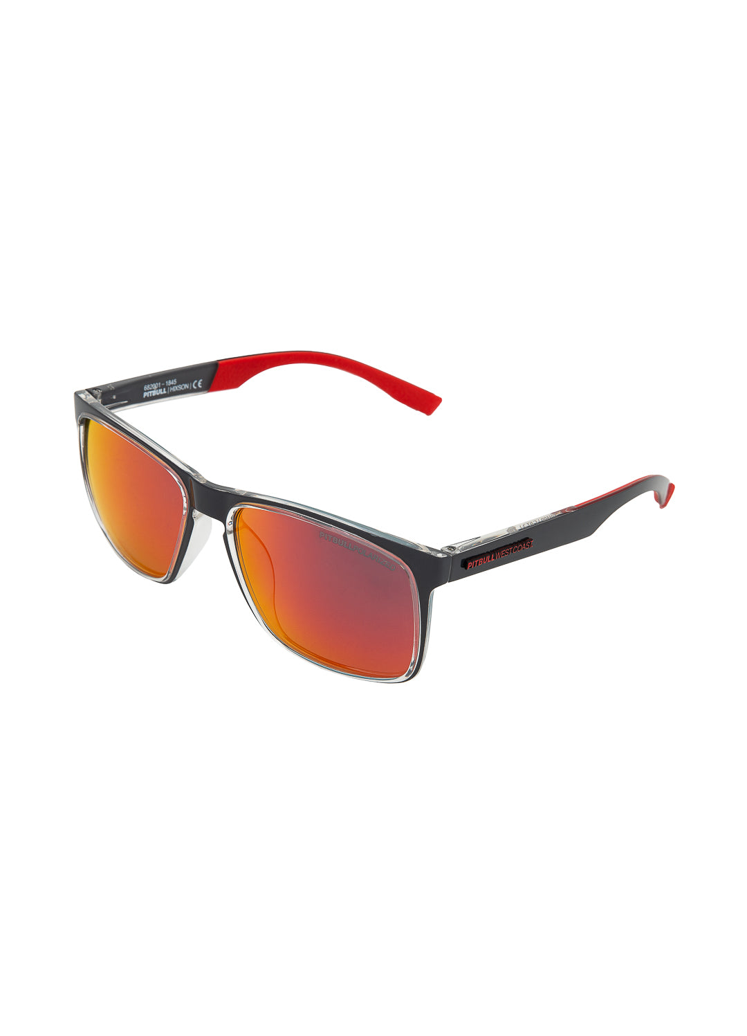 Sunglasses HIXSON Grey/Red - Pitbull West Coast International Store 