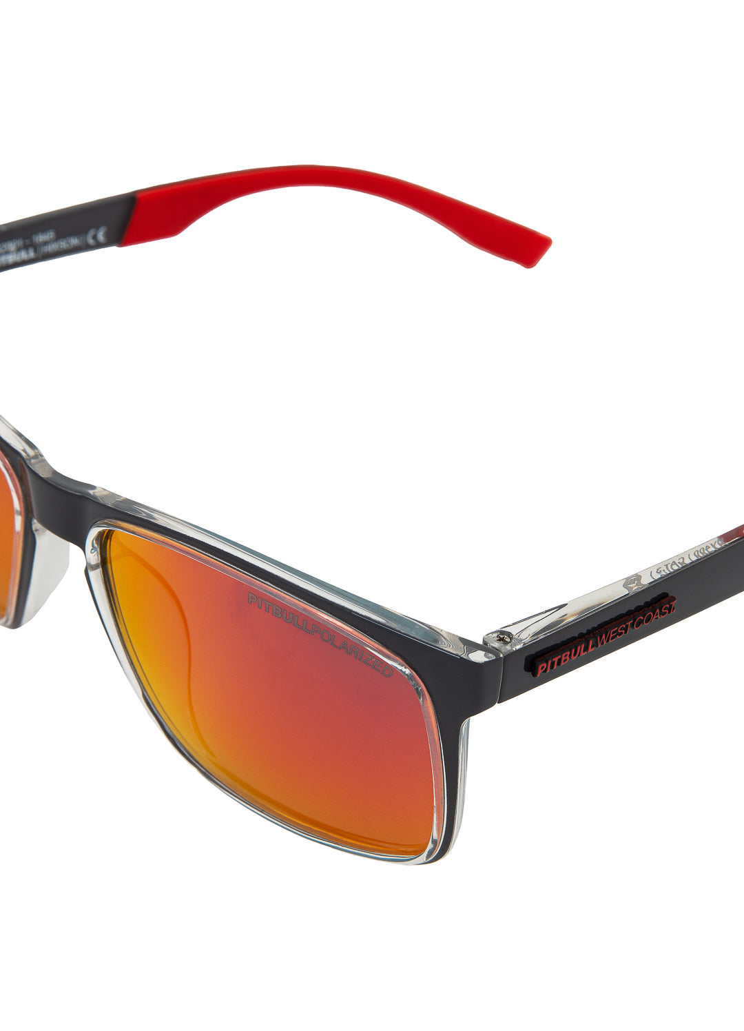 Sunglasses HIXSON Grey/Red - Pitbull West Coast International Store 