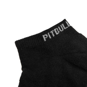 Socks Noshow PitbullSports 2 Pairs Black - pitbullwestcoast