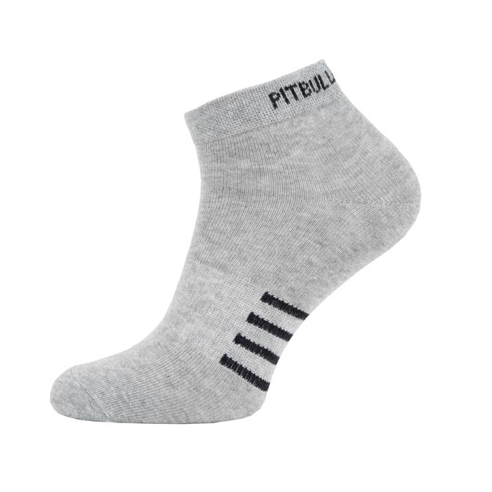 Low Ankle Socks 3pack Grey - pitbullwestcoast