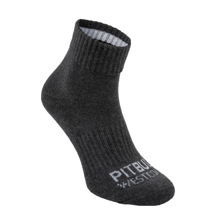 Thin Socks Low Ankle TNT 3pack Grey/Charcoal/Black - Pitbull West Coast International Store 