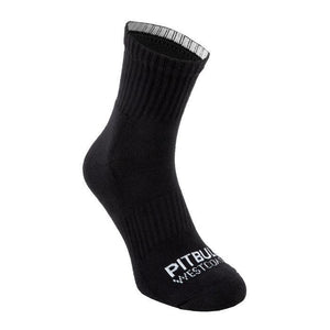 Thin High Ankle TNT Socks 3pack White/Grey/Black - Pitbull West Coast International Store 