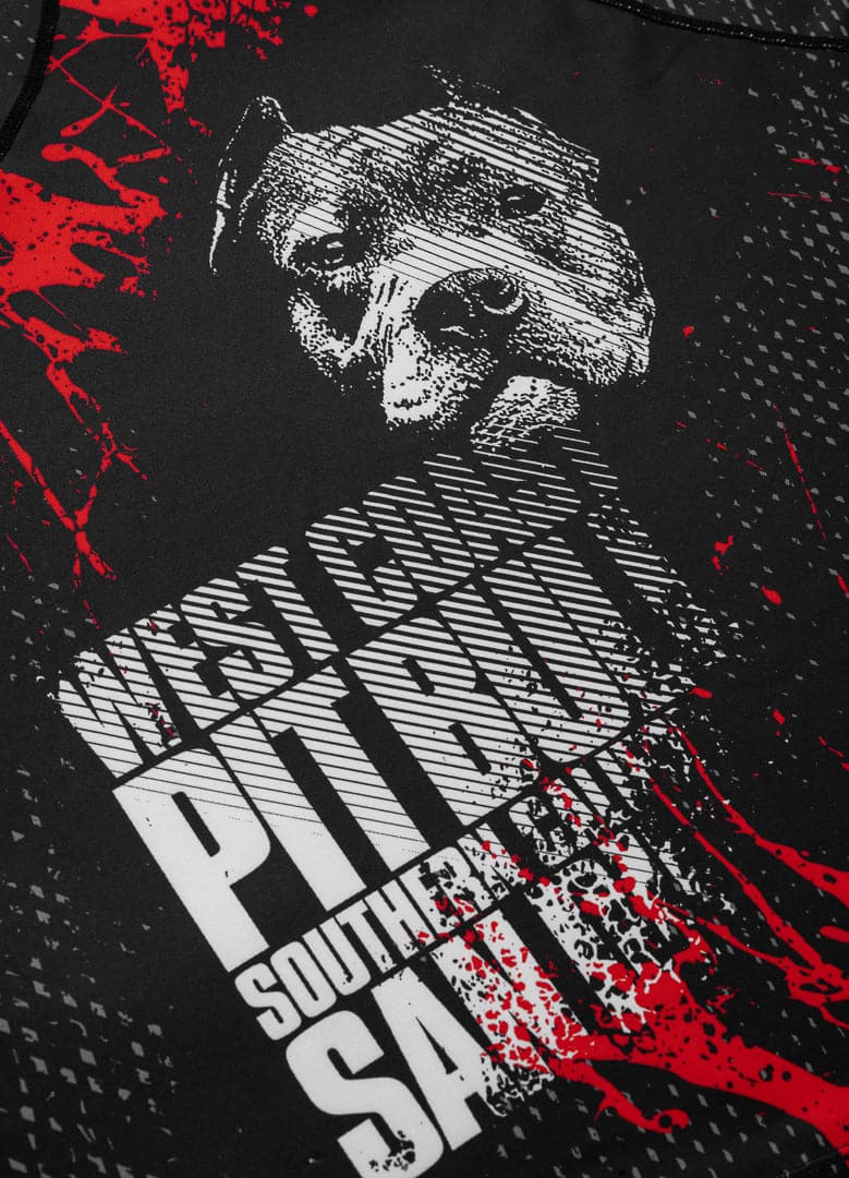 BLOOD DOG 2 Black Mesh T-shirt - Pitbull West Coast International Store 