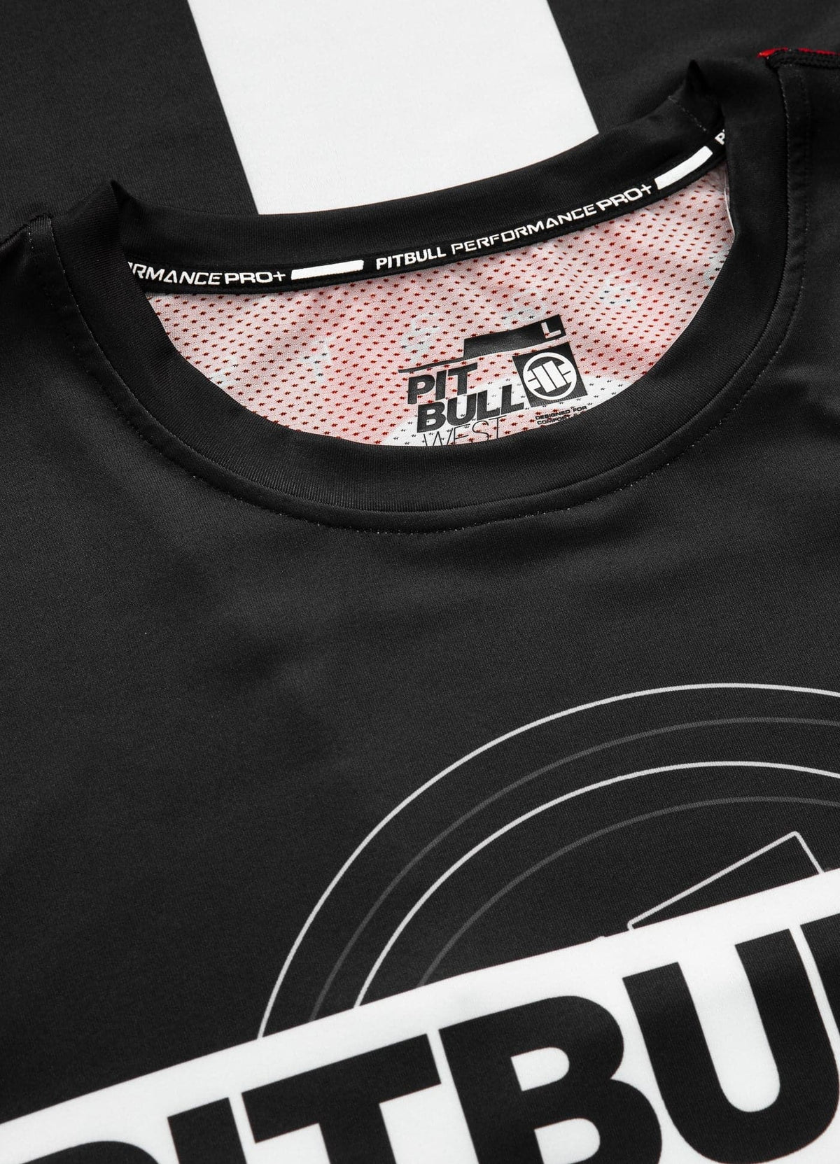 HILLTOP SPORTS Black Mesh T-shirt - Pitbull West Coast International Store 