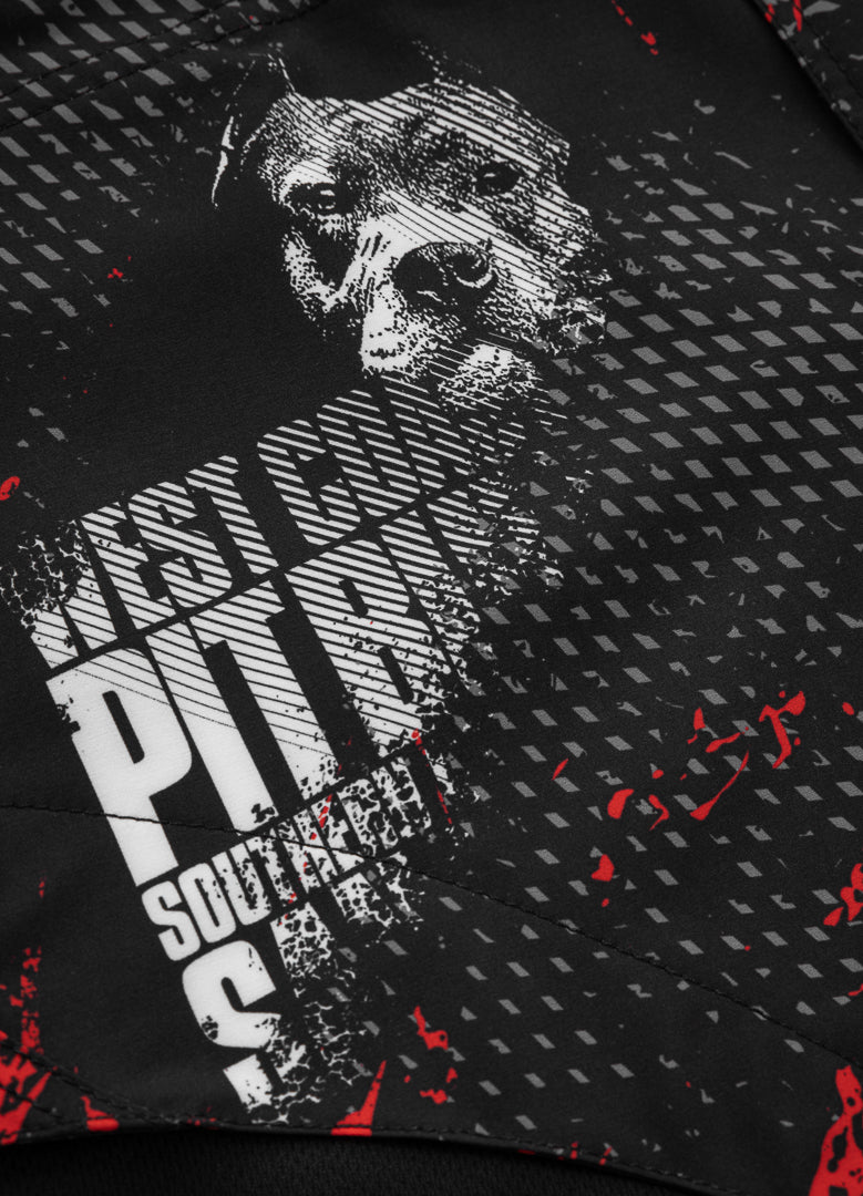 BLOOD DOG 2 Black Grappling Shorts 3 - Pitbull West Coast International Store 