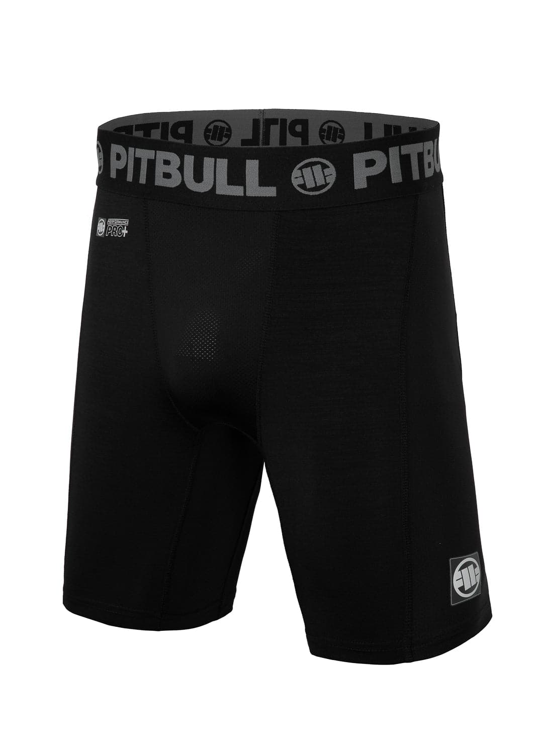 NEW LOGO Performance Black Compression Shorts - Pitbull West Coast International Store 
