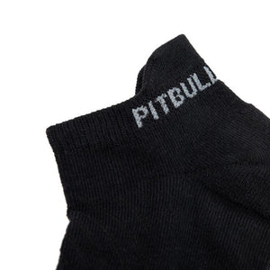 Socks Lowcut PitbullSports 2 Pairs Black - pitbullwestcoast