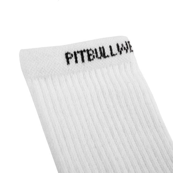 High Ankle Thin Socks 3pack White - pitbullwestcoast