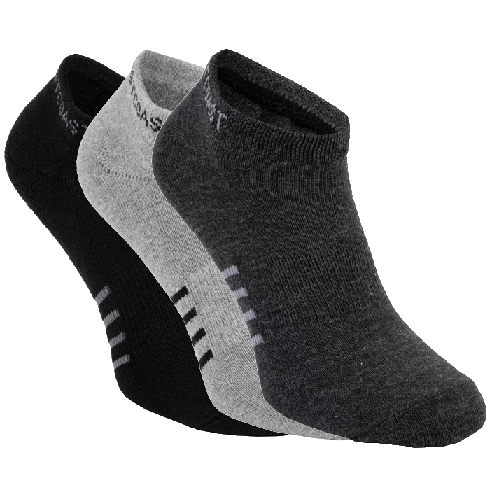 Pad Socks 3pack Black/Grey/Charcoal - pitbullwestcoast